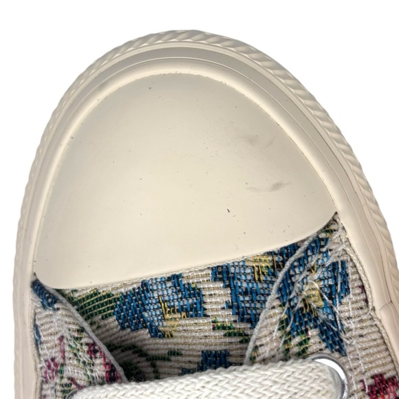 CONVERSE FLORAL TAPESTRY JACQUARD CHUCK TAYLOR ALL STAR LOW TENNIS SHOE SNEAKER - Picture 11 of 13